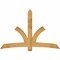 Ekena Millwork Davenport Rough Sawn Timber Gable Bracket, Western Red Cedar, 84"W x 56"H x 4"D x 6"F, 16/12 Pitch GBW084X56X0406DAV00RWR - alternate 1
